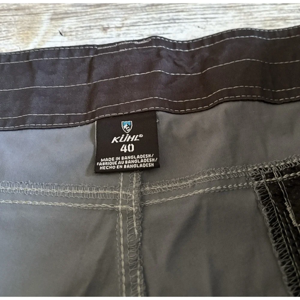 Kuhl Shorts Men‎ 40 Gray Renegade Performance Utility Camping Hiking Style 5121
